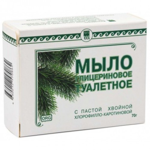 Купить Мыло туалетное глицериновое Фитолон с пастой хвойной хлорофилло-каротиновой  г. Улан-Удэ  